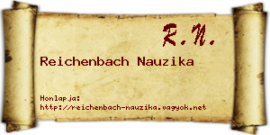 Reichenbach Nauzika névjegykártya
